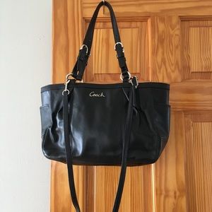 Coach Gallery East West Leather Tote Bag